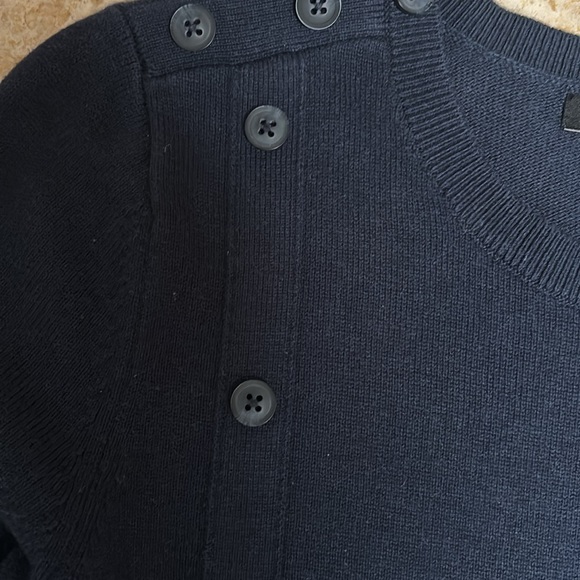 Navy Cotton Dress. Size M - Picture 4 of 7